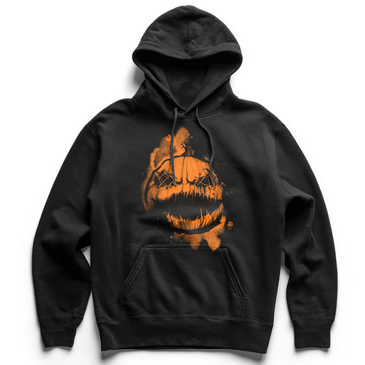 Stitched Pumpkin: Where spooky meets Heavyweight Hoodie