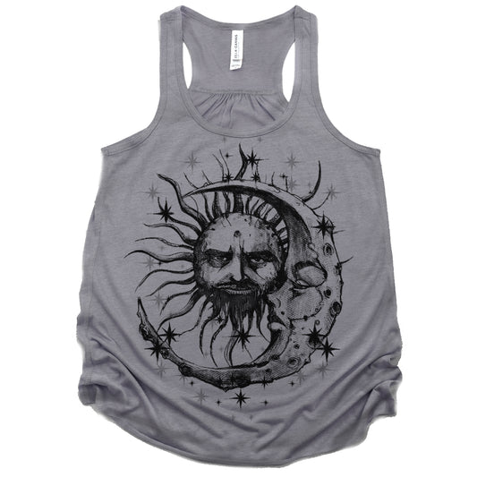 Sun & Moon: Celestial Duo Tank Top