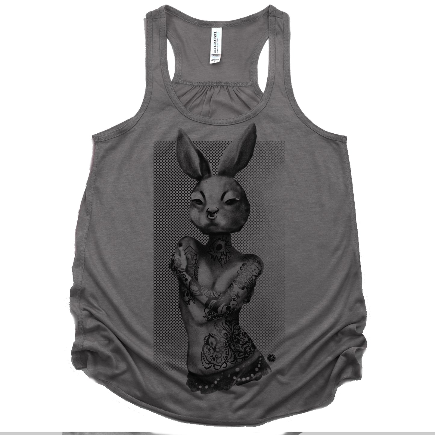 Tattooed Bunny: Victorian Elegance Tank Top