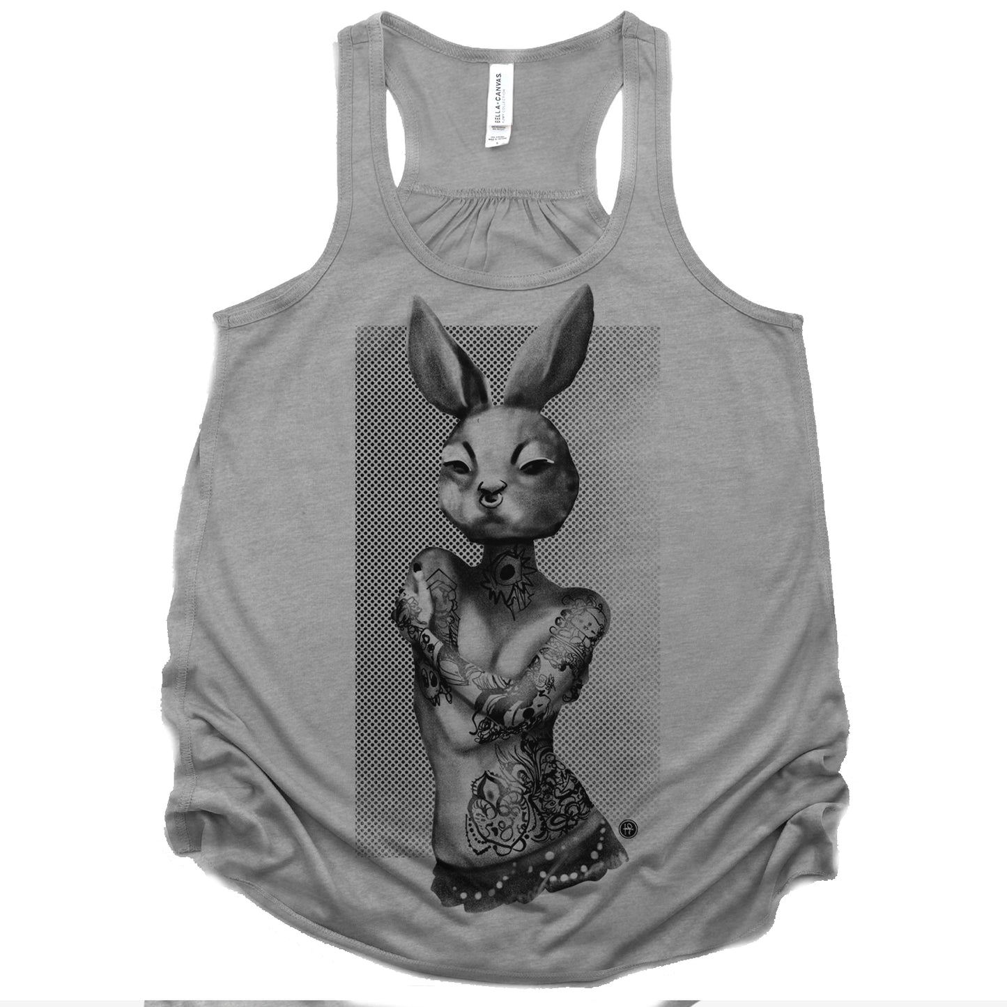Tattooed Bunny: Victorian Elegance Tank Top
