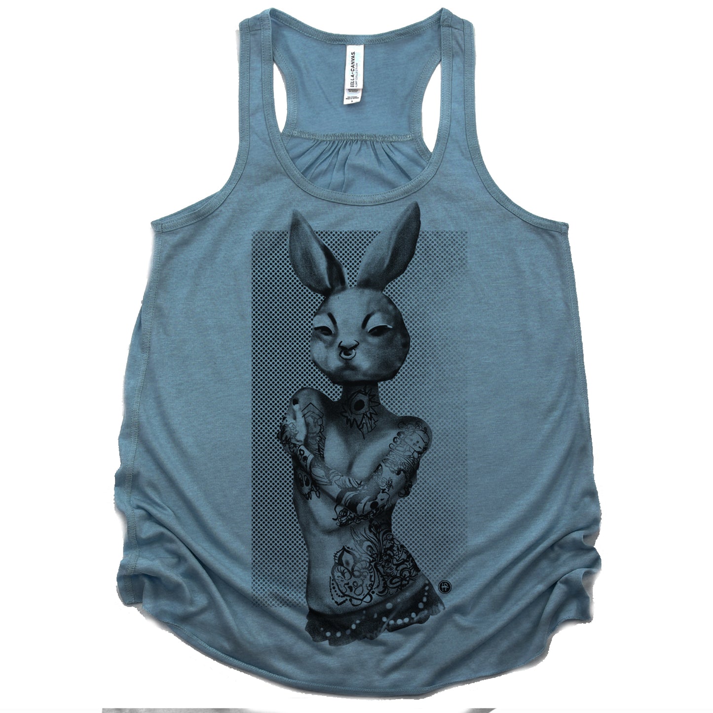 Tattooed Bunny: Victorian Elegance Tank Top