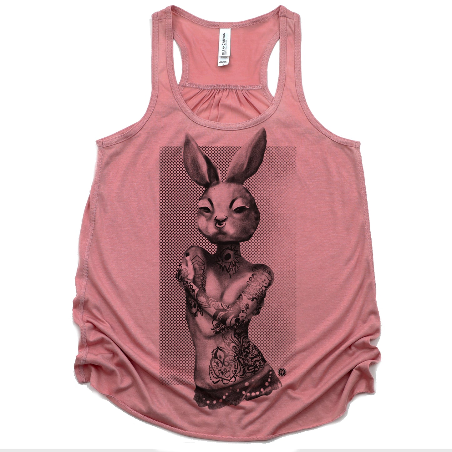 Tattooed Bunny: Victorian Elegance Tank Top