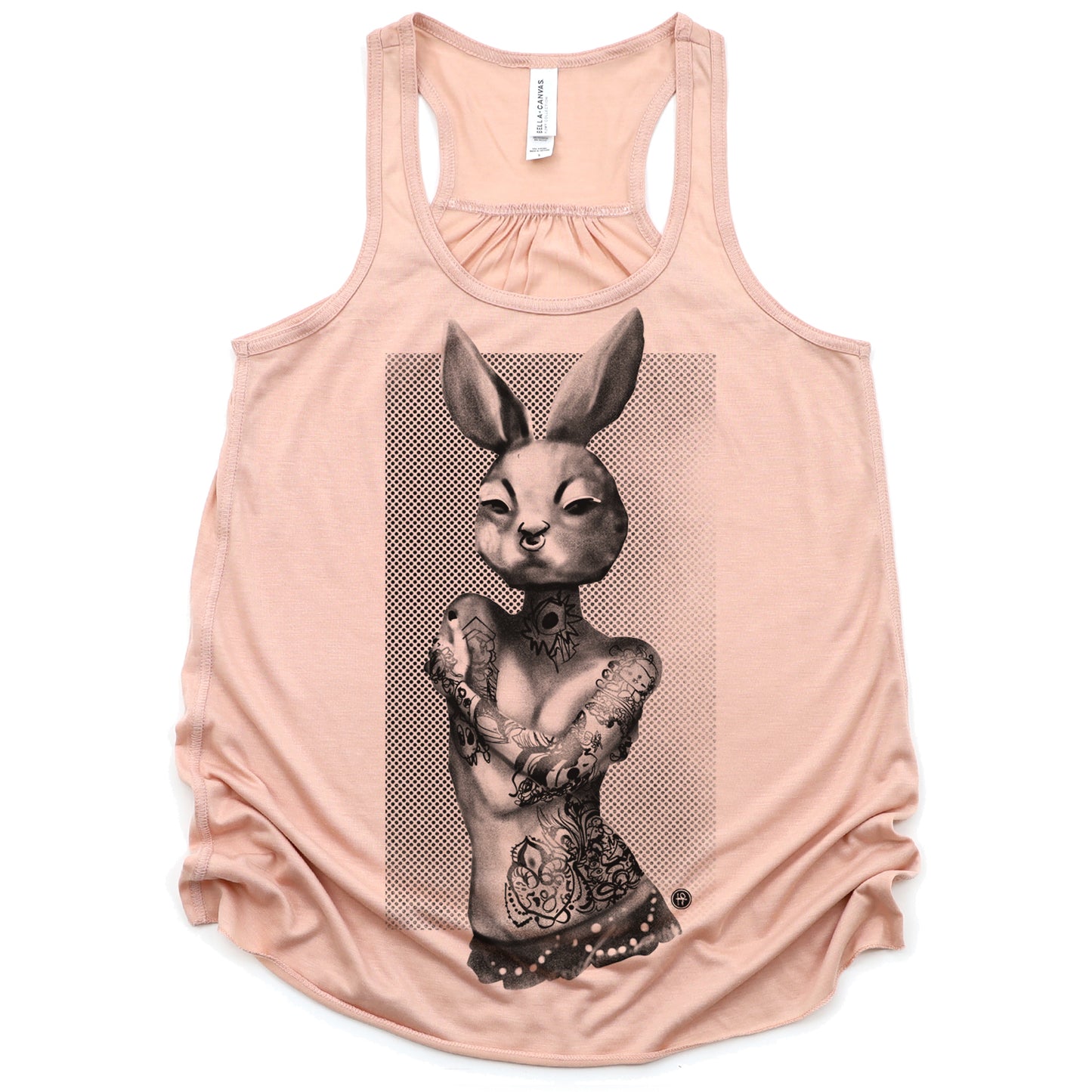 Tattooed Bunny: Victorian Elegance Tank Top