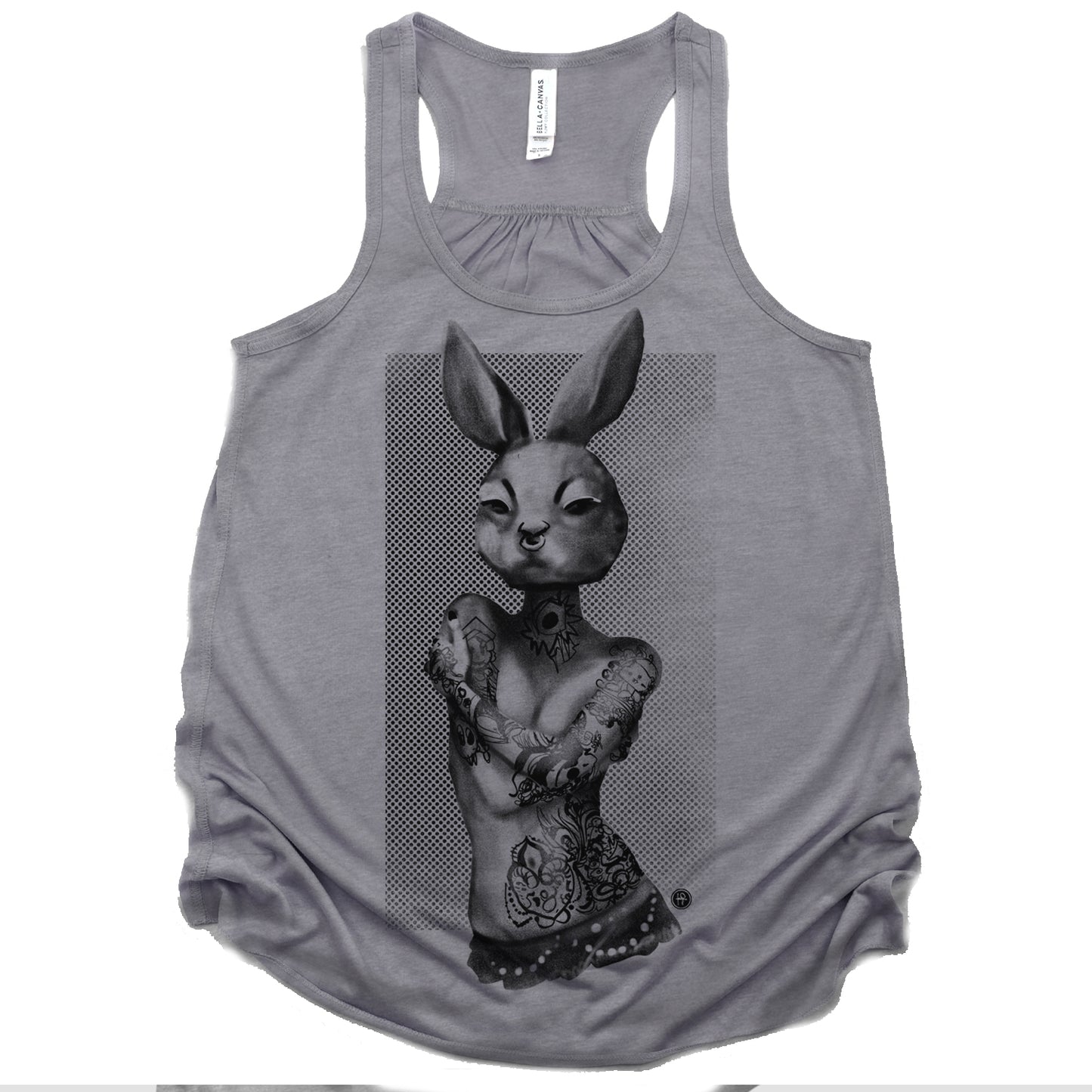 Tattooed Bunny: Victorian Elegance Tank Top