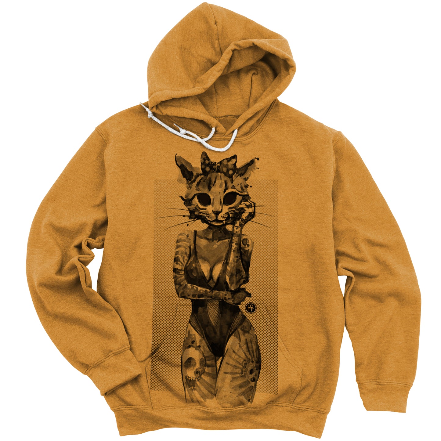 Tattooed Kitty: Victorian Kitty Elegance Hoodie