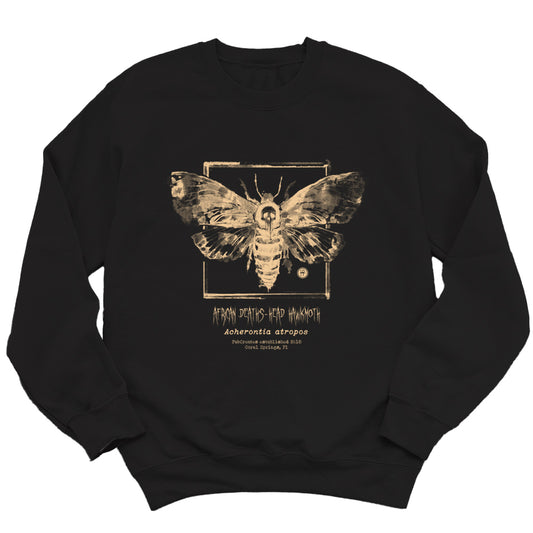 Taxidermy: African Death's Head Hawkmoth Sweatshirt
