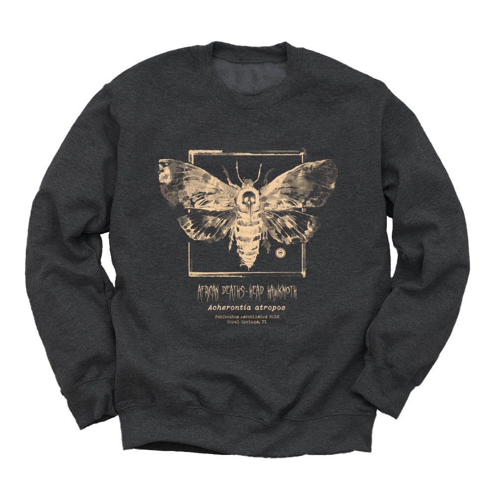 Taxidermy: African Death's Head Hawkmoth Sweatshirt
