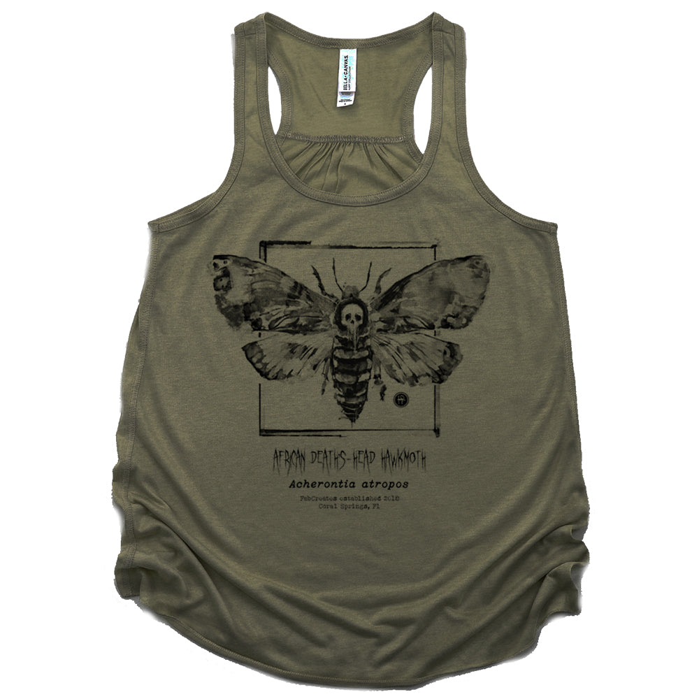 Taxidermy: African Death's Head Hawkmoth Tank Top