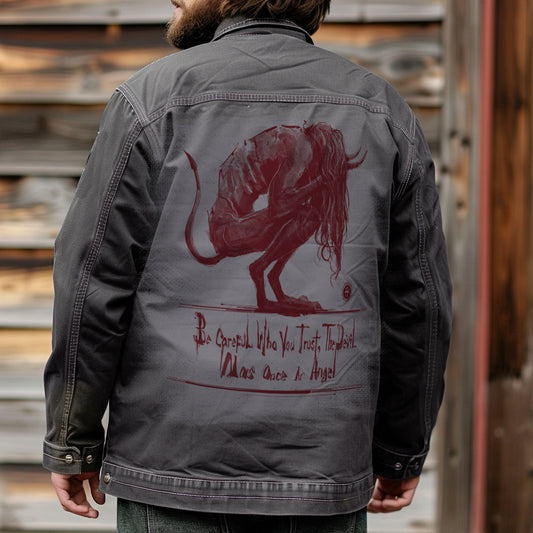 Don't Trust the Devil: Beware of the Fallen Angel Maverick Jacket