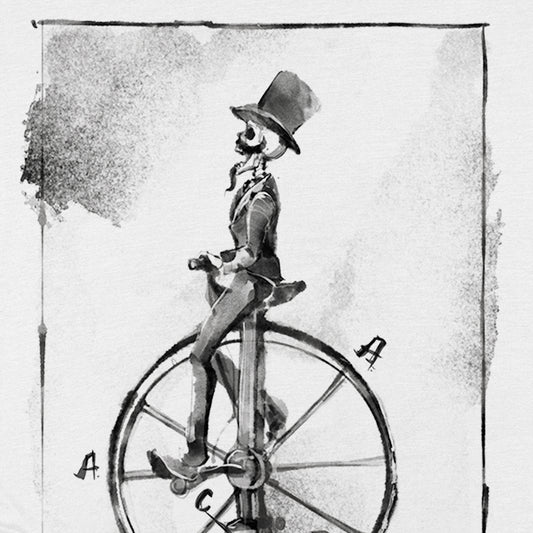 Velocipede Patent: Vintage Cycling Charm T-shirt