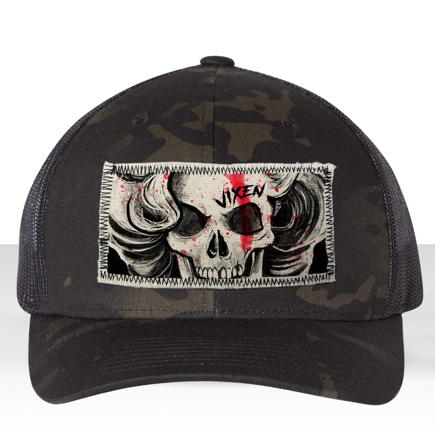 Vixen Marilyn Skull Pocket Trucker Hat