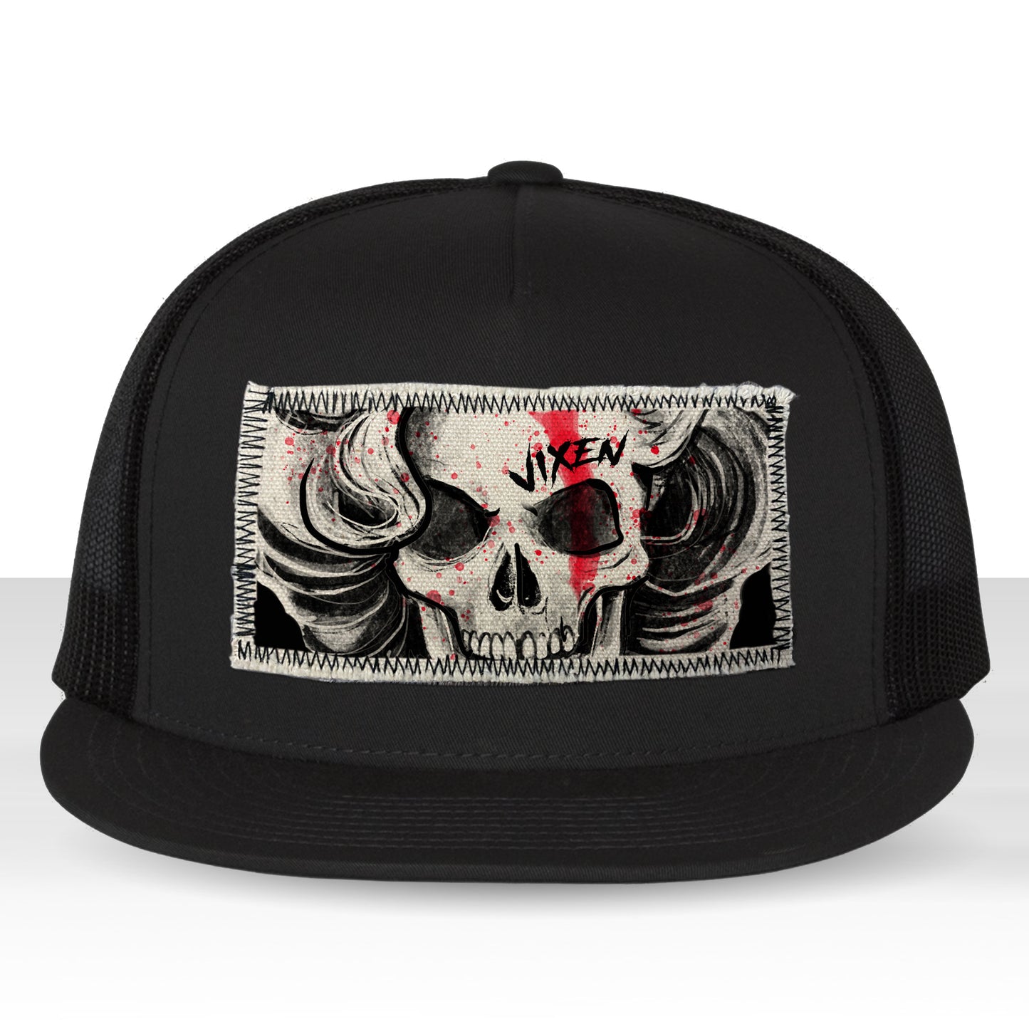 Vixen Marilyn Skull Pocket Trucker Hat