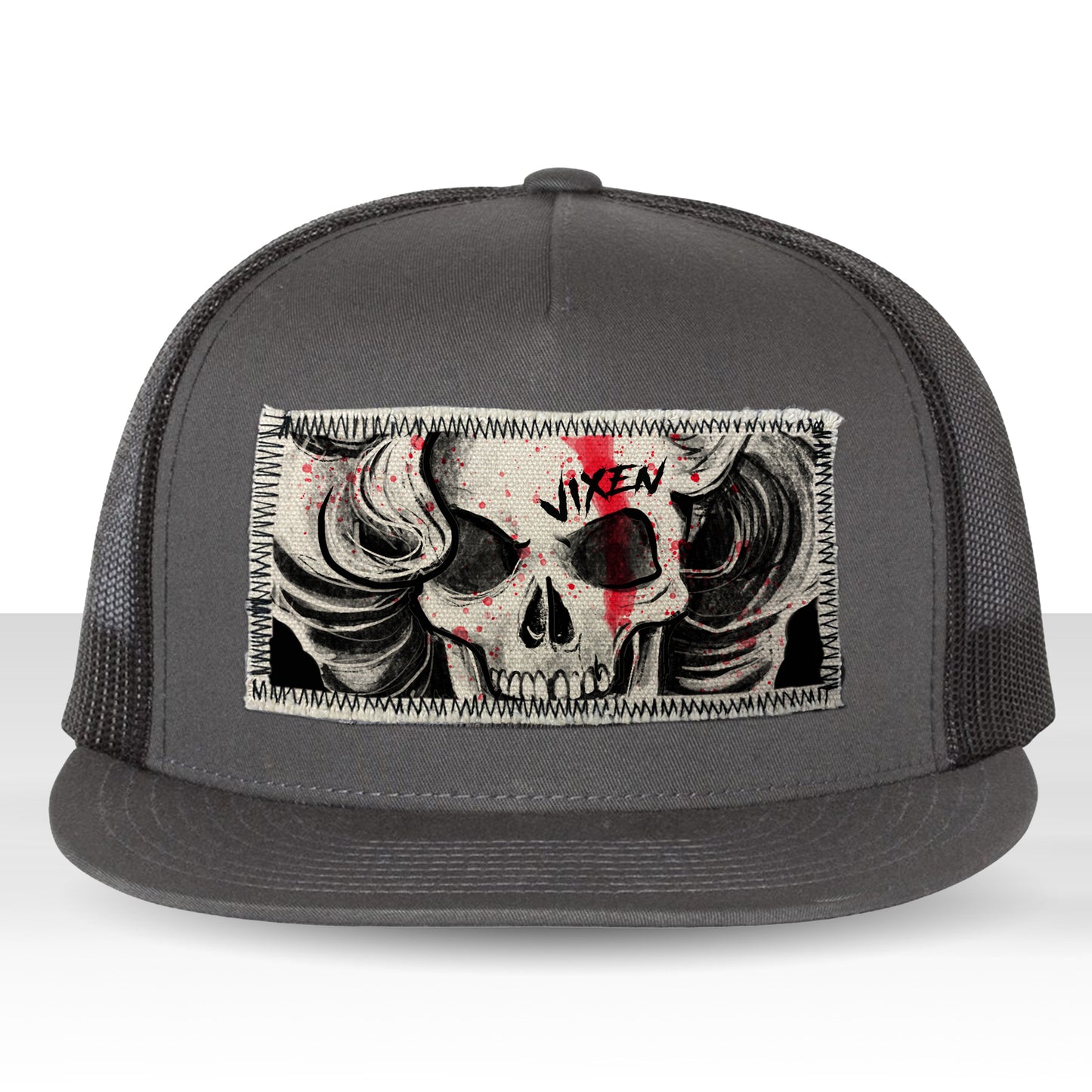 Vixen Marilyn Skull Pocket Trucker Hat