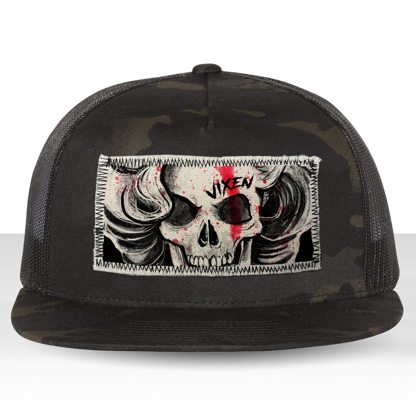 Vixen Marilyn Skull Pocket Trucker Hat