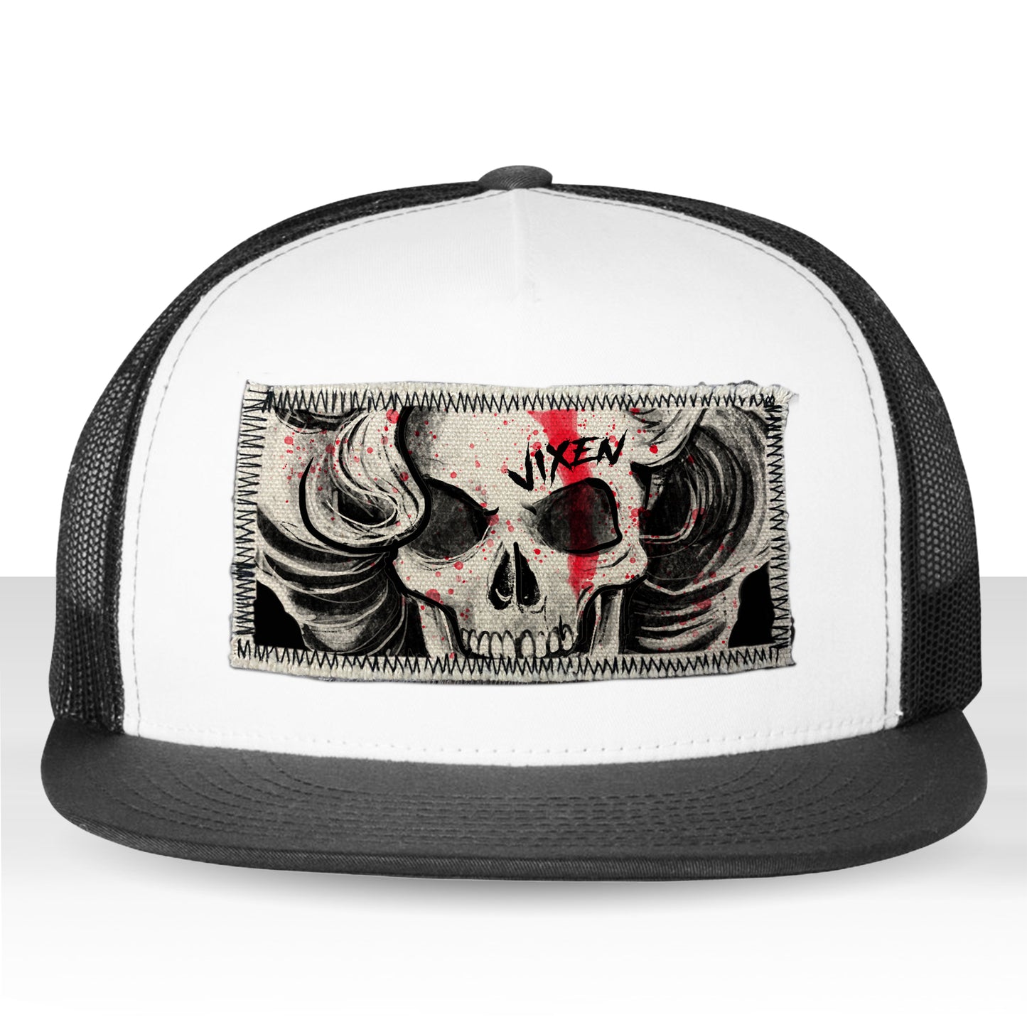 Vixen Marilyn Skull Pocket Trucker Hat