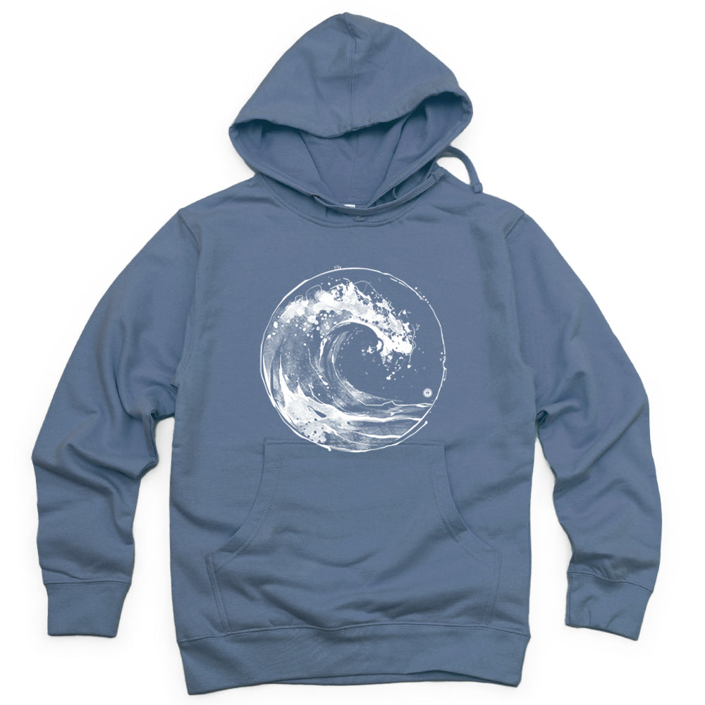 Ocean Wave: Japanese Iconography in Motion Hoodie