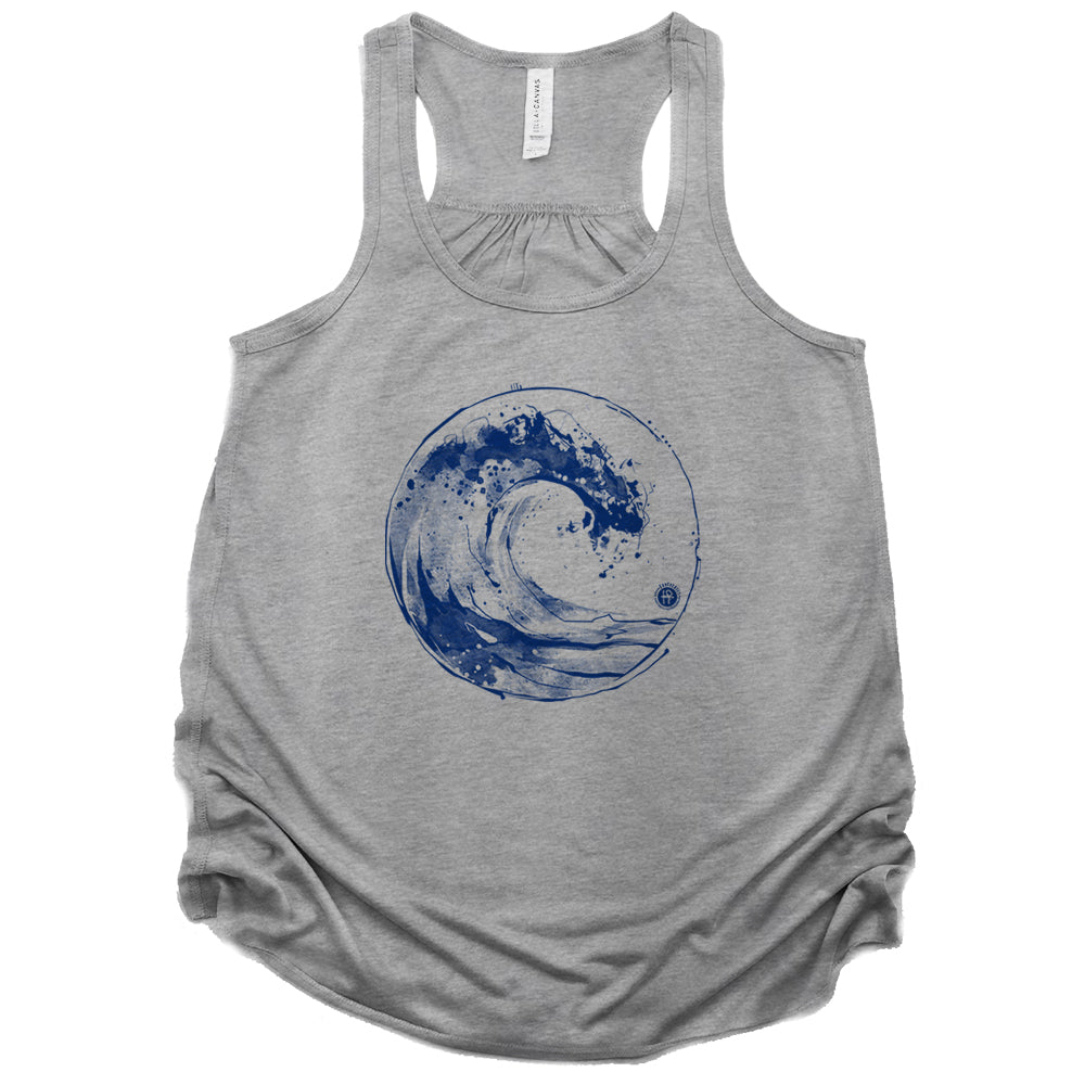 Ocean Wave: Japanese Iconography in Motion Tank Top