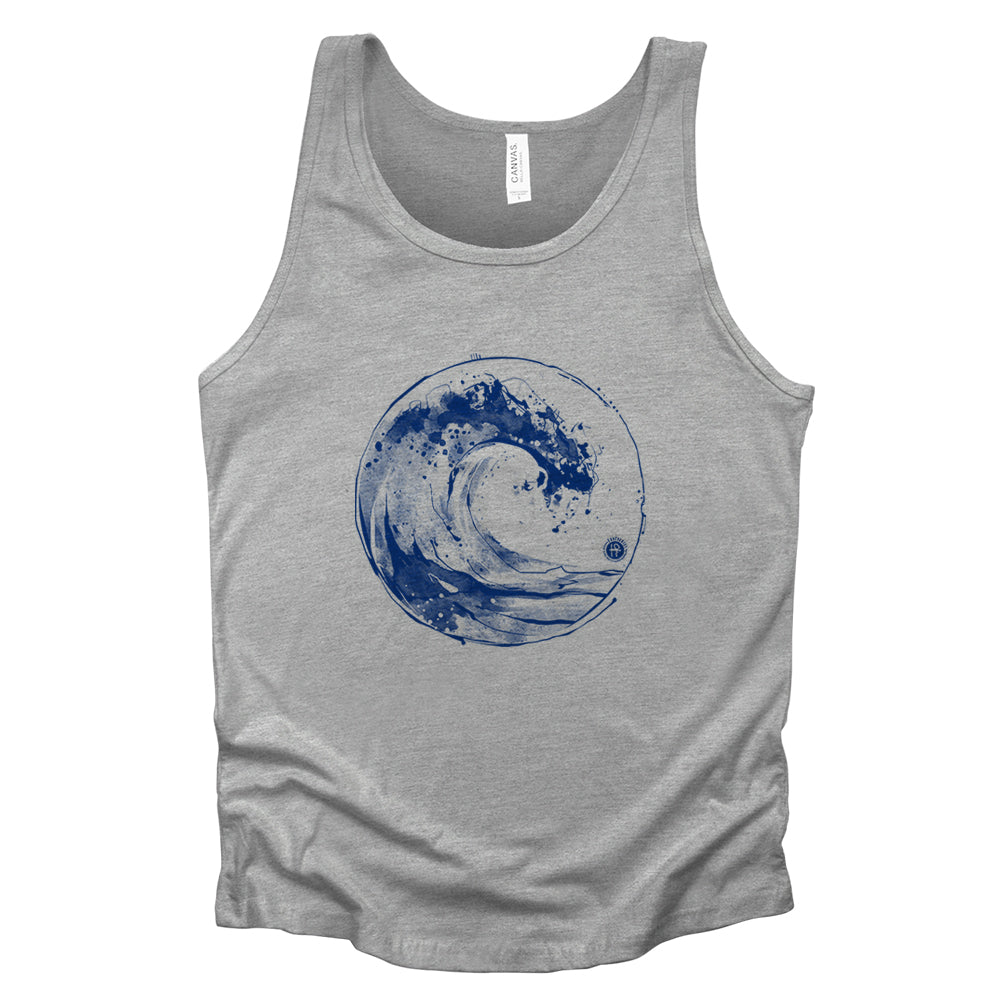 Ocean Wave: Japanese Iconography in Motion Tank Top