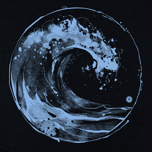 Ocean Wave: Japanese Iconography in Motion T-Shirt