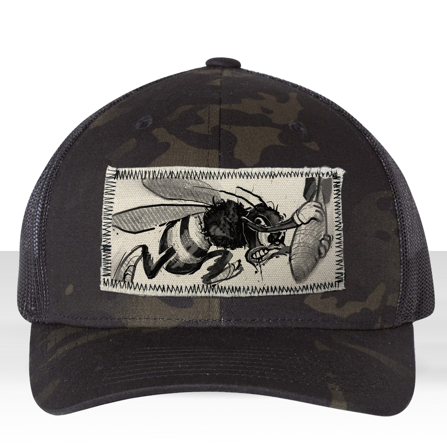 Wee Willie: Bomb Dropping Bee Trucker Hat