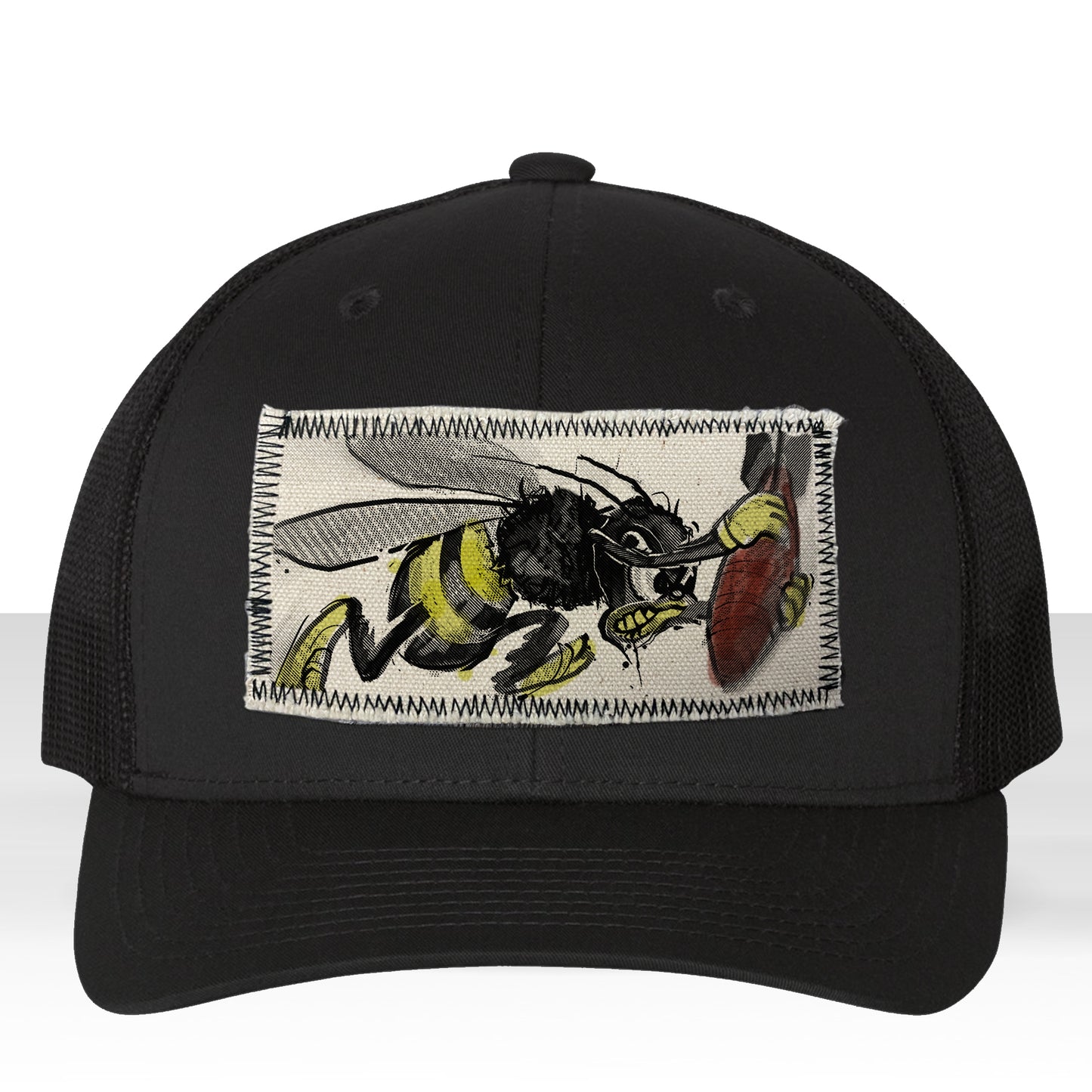Wee Willie: Bomb Dropping Bee Trucker Hat