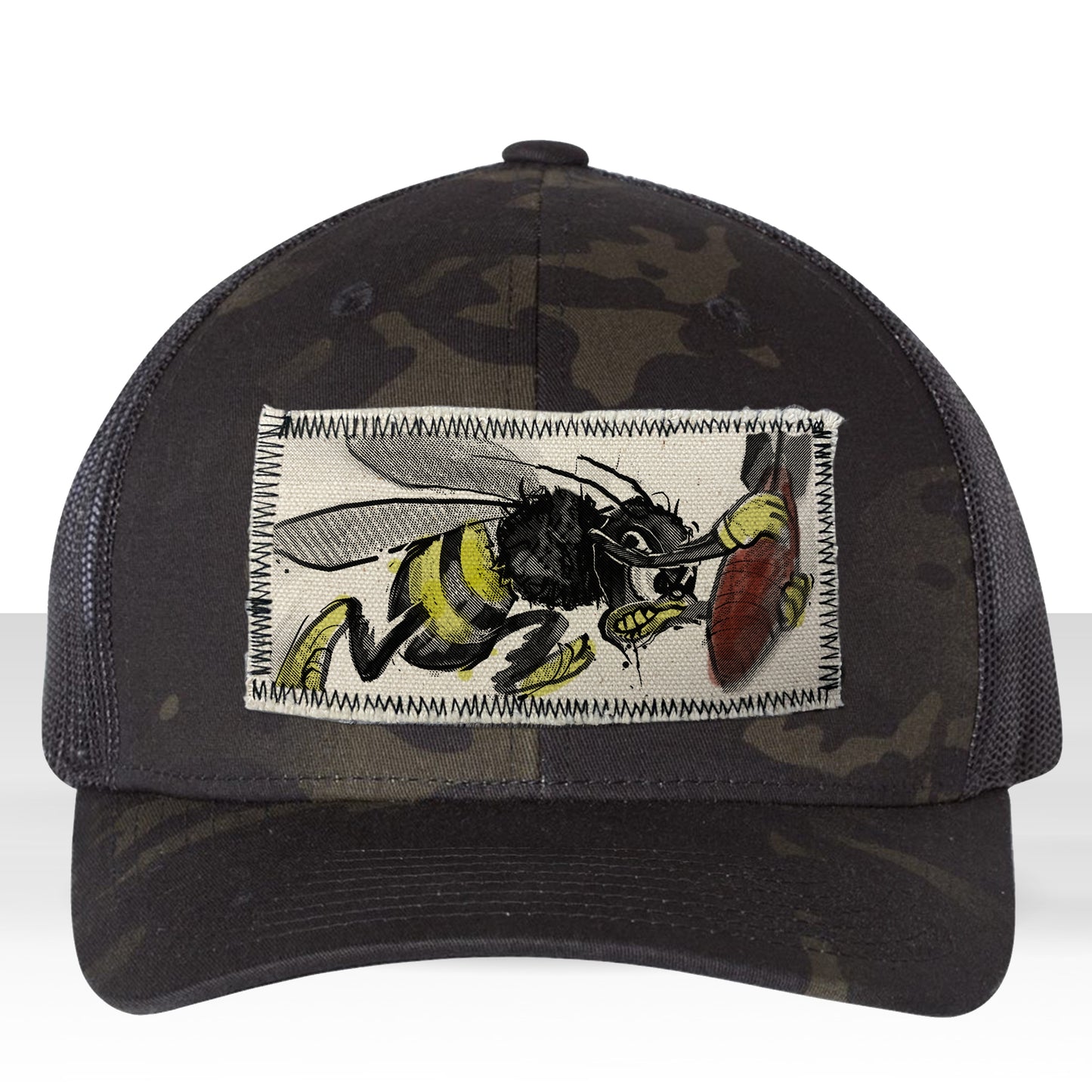 Wee Willie: Bomb Dropping Bee Trucker Hat