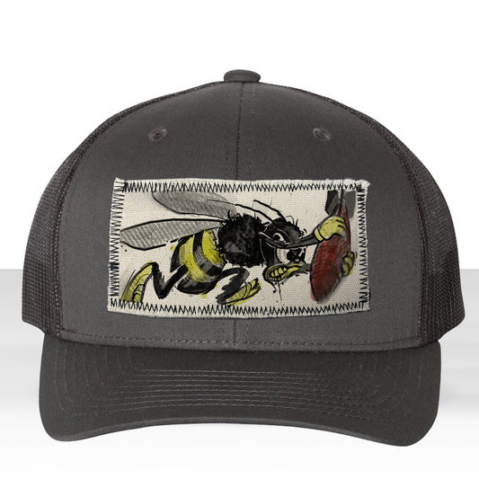 Wee Willie: Bomb Dropping Bee Trucker Hat