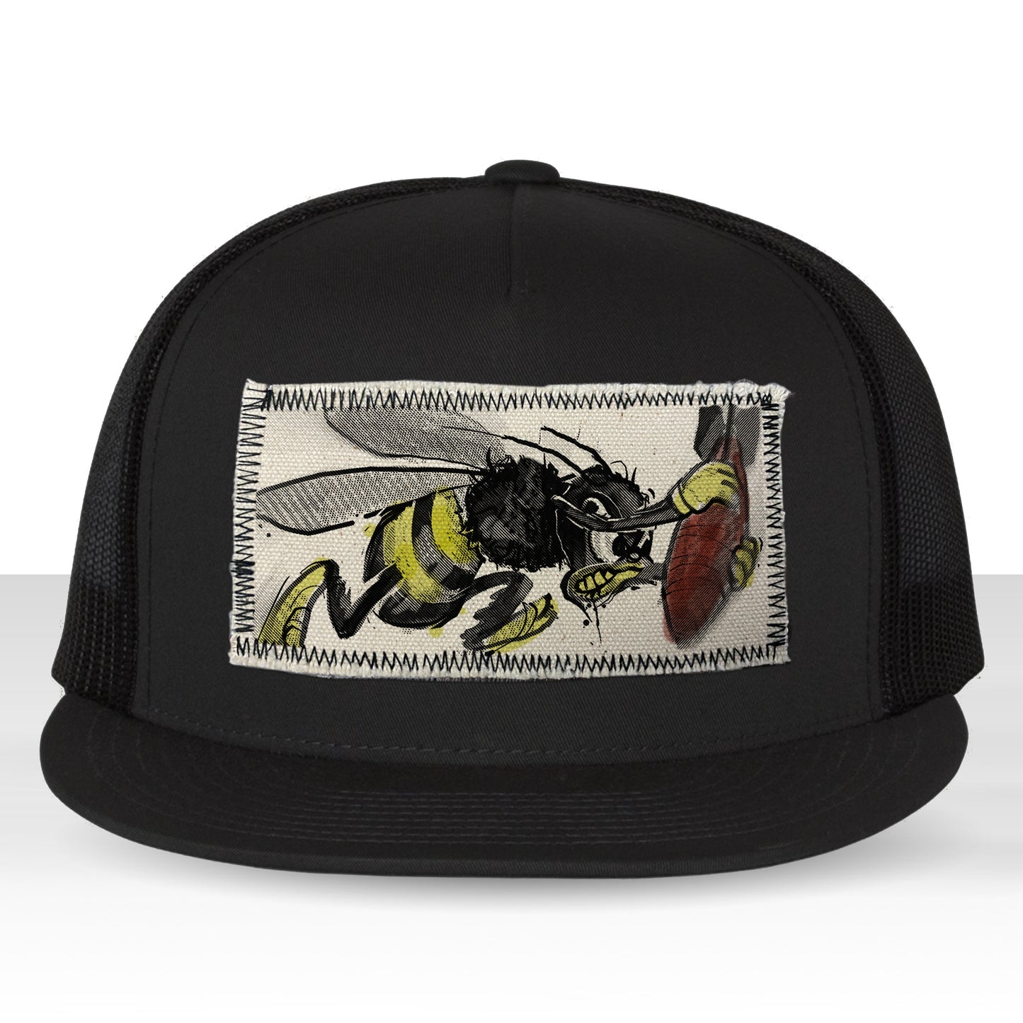 Wee Willie: Bomb Dropping Bee Trucker Hat