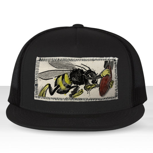 Wee Willie: Bomb Dropping Bee Trucker Hat