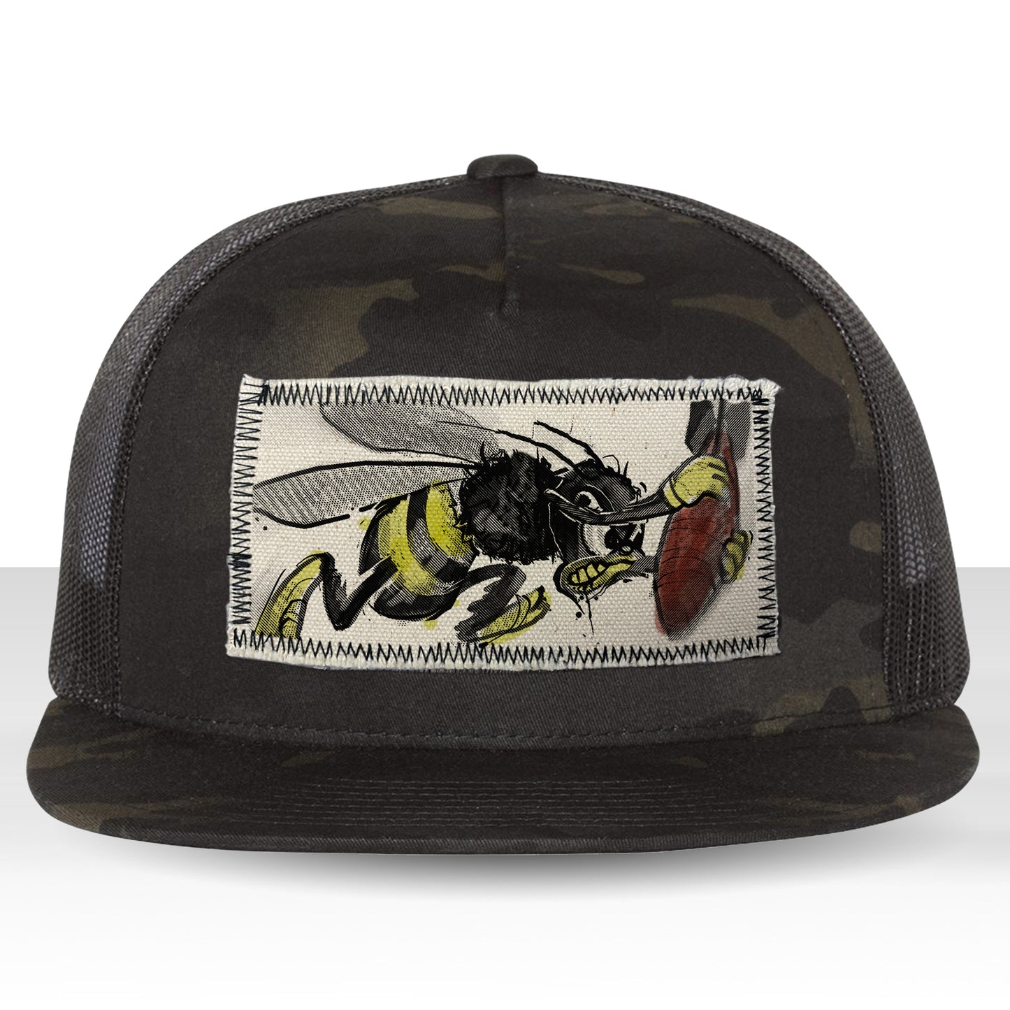 Wee Willie: Bomb Dropping Bee Trucker Hat