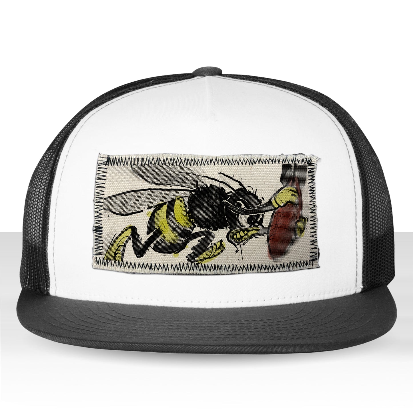 Wee Willie: Bomb Dropping Bee Trucker Hat