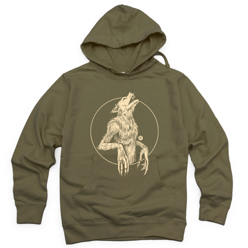 Howling Werewolf: Embrace the Night Hoodie
