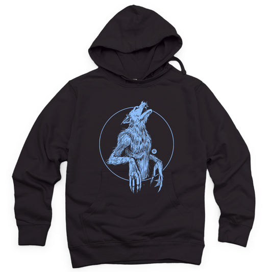 Howling Werewolf: Embrace the Night Hoodie