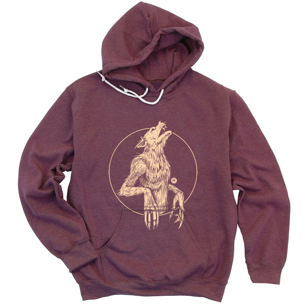 Howling Werewolf: Embrace the Night Hoodie