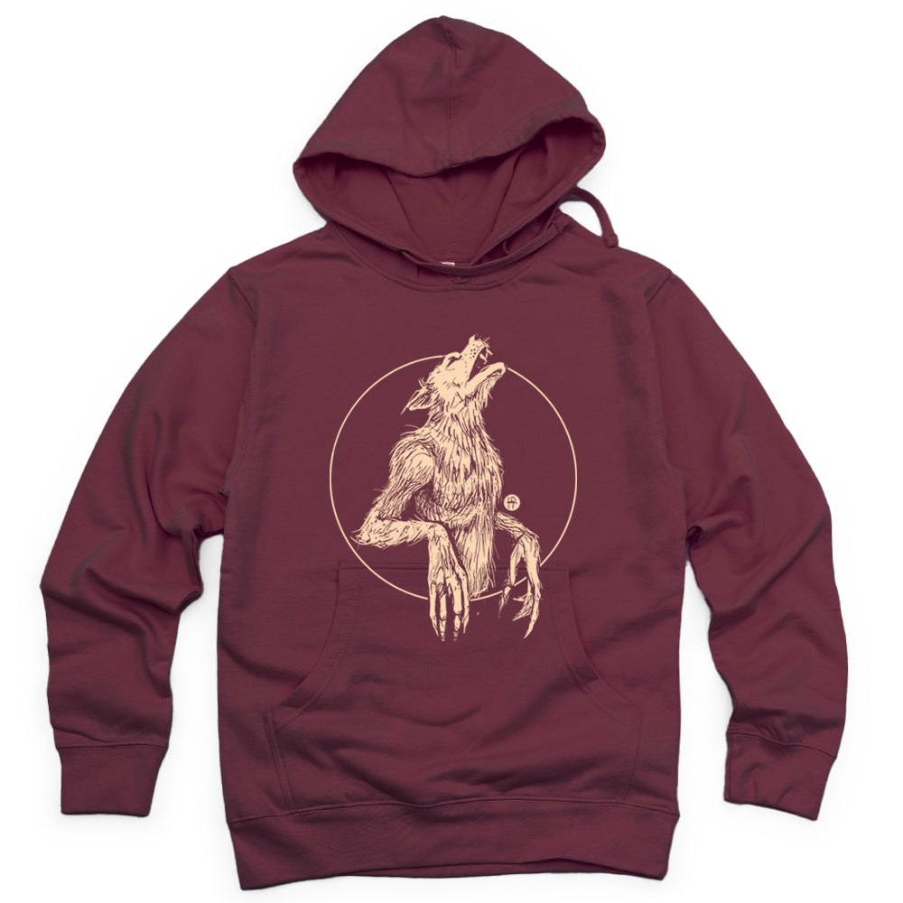 Howling Werewolf: Embrace the Night Hoodie