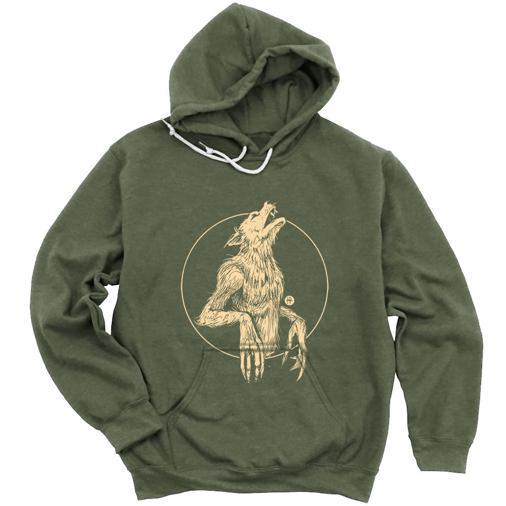 Howling Werewolf: Embrace the Night Hoodie