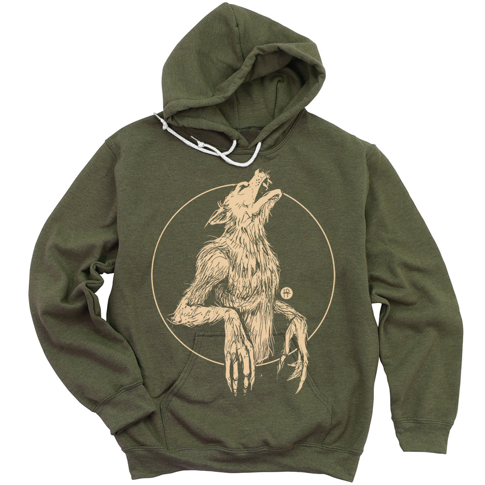 Howling Werewolf: Embrace the Night Hoodie