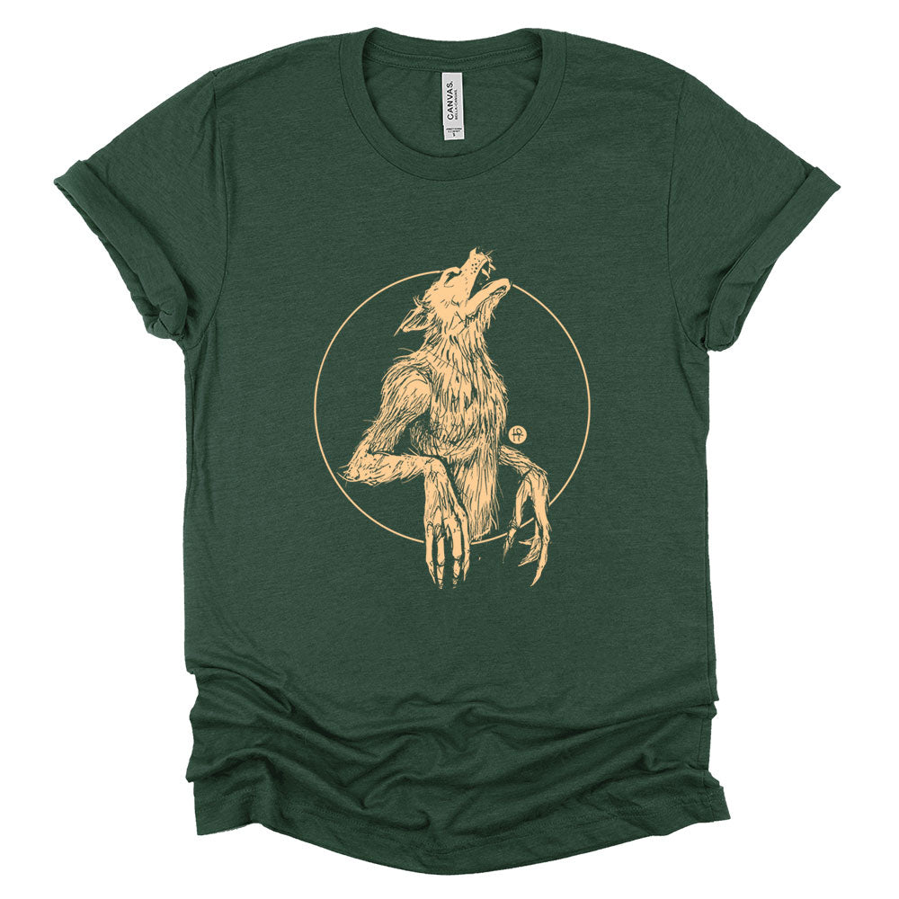Howling Werewolf: Embrace the Night T-Shirt