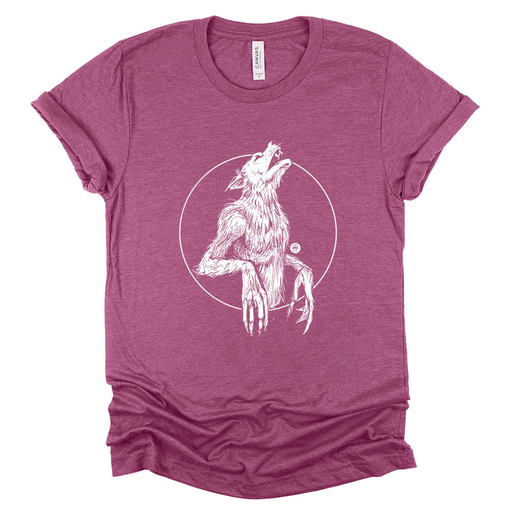 Howling Werewolf: Embrace the Night T-Shirt