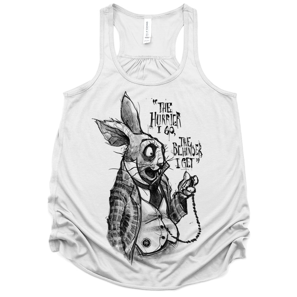 White Rabbit Quote: Timeless Paranoia Tank Top