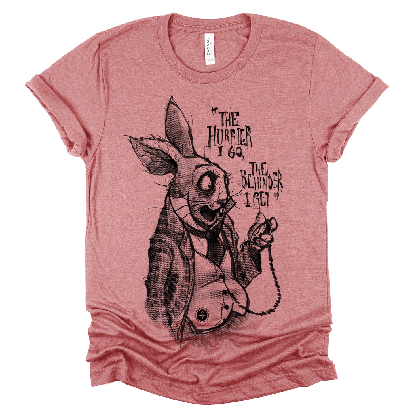 White Rabbit Quote: Timeless Paranoia T-Shirt