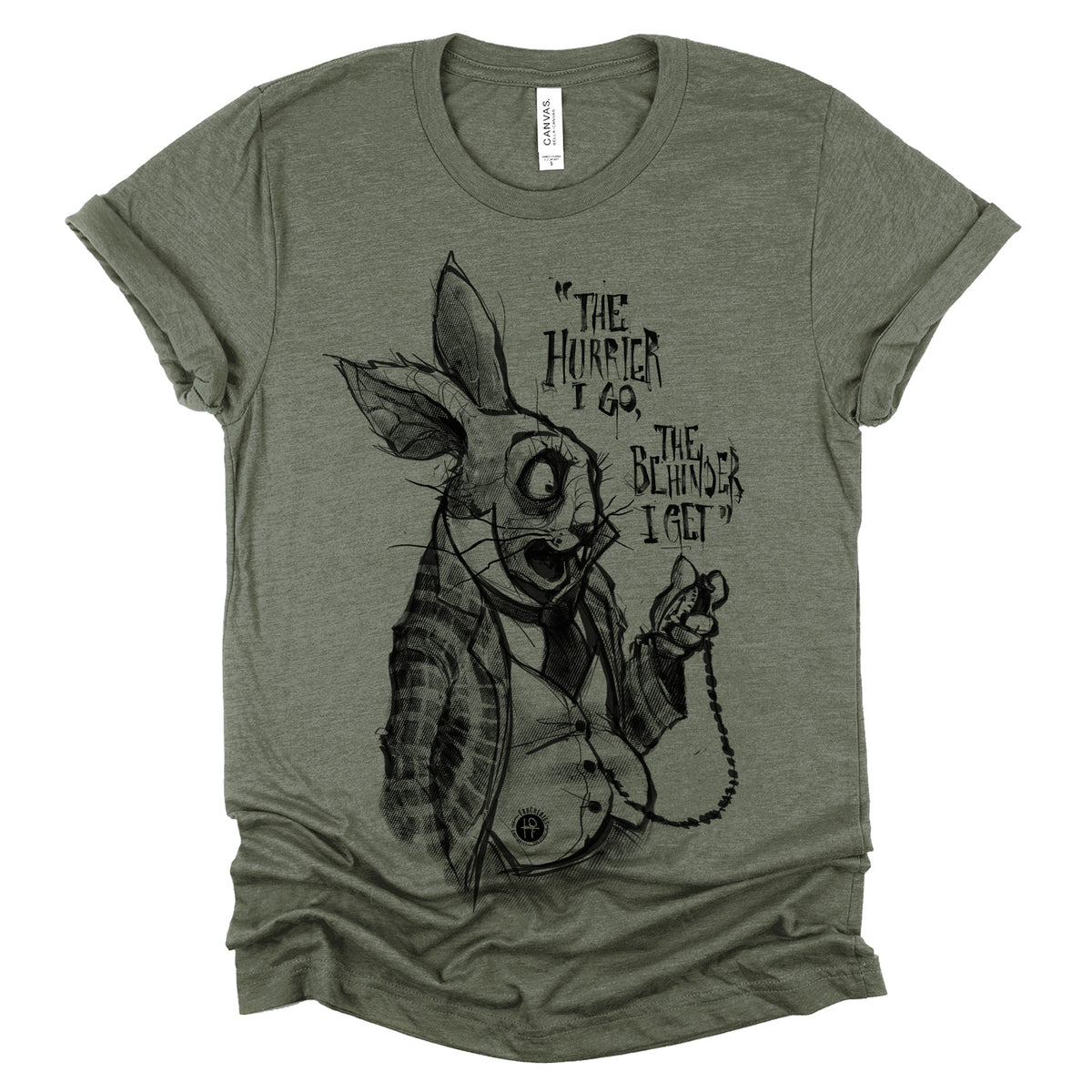 White Rabbit Quote: Timeless Paranoia T-Shirt – FabCreates