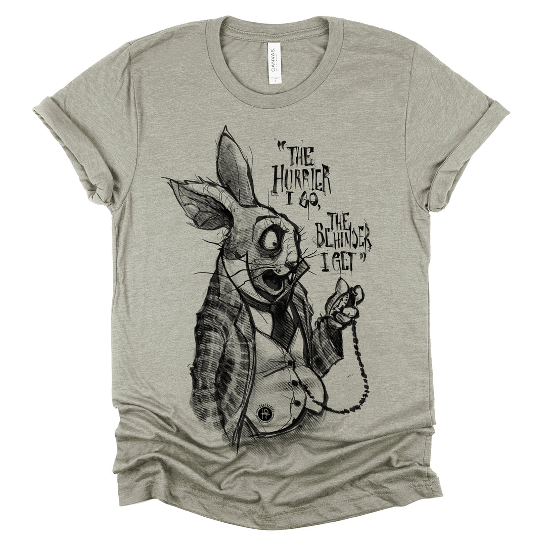 White Rabbit Quote: Timeless Paranoia T-Shirt – FabCreates