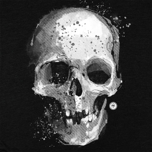 White Skull: Gritty Elegance T-Shirt