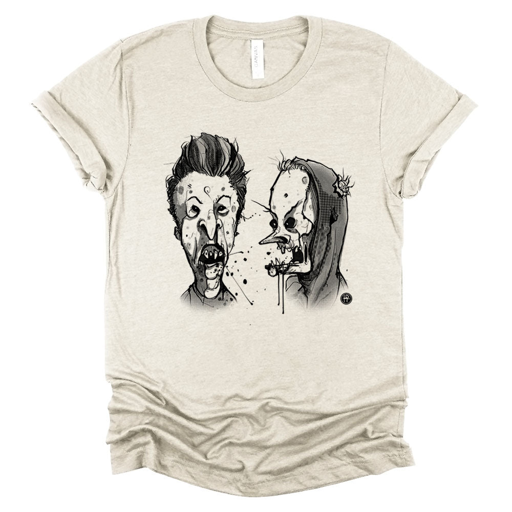 Zombie Beavis & Butthead: Ghoulish Dimwits T-Shirt