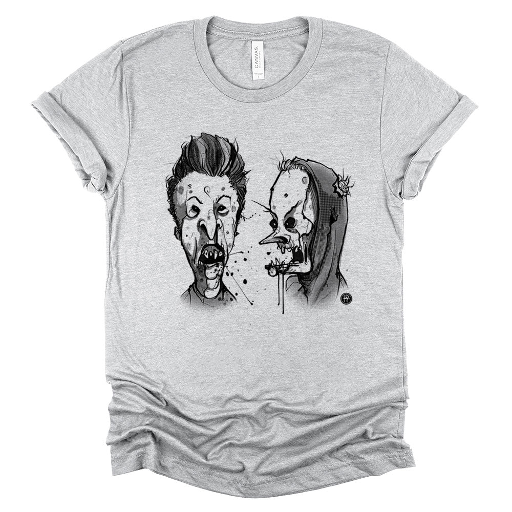 Zombie Beavis & Butthead: Ghoulish Dimwits T-Shirt