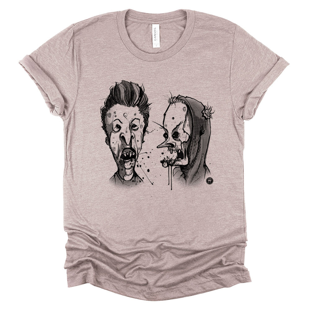 Zombie Beavis & Butthead: Ghoulish Dimwits T-Shirt