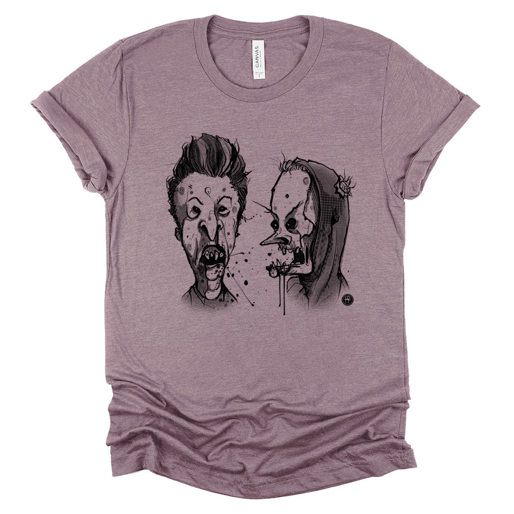Zombie Beavis & Butthead: Ghoulish Dimwits T-Shirt