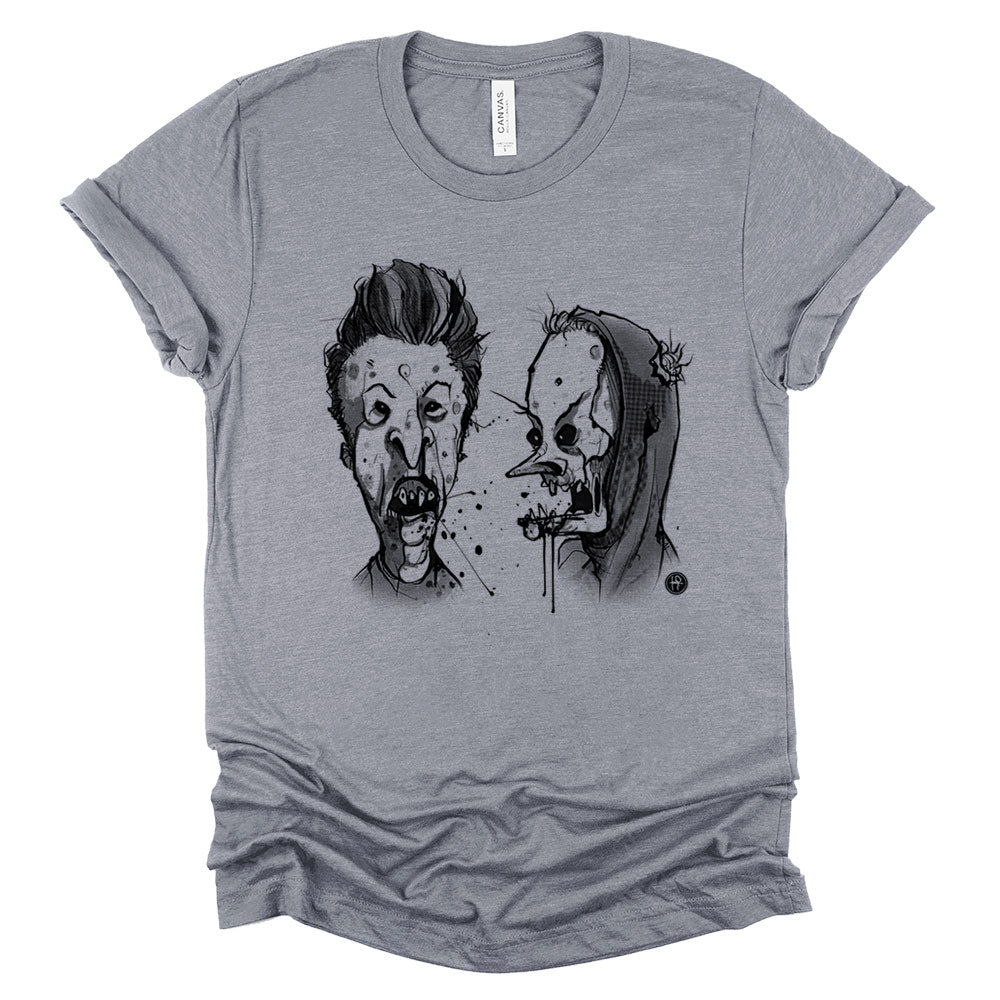 Zombie Beavis & Butthead: Ghoulish Dimwits T-Shirt