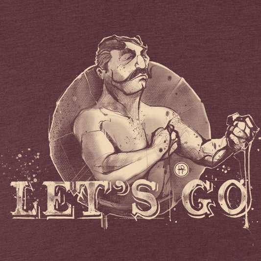 Let's Go Boxer: Vintage Bare-Knuckle Swagger T-shirt